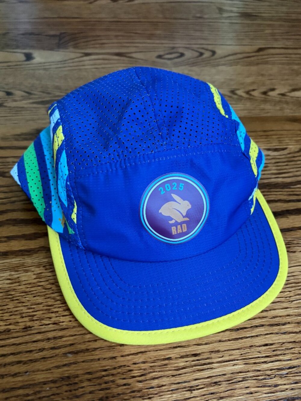 Rnnr Pacer Hat Cap Running 56 Cm Blue 2025 Rad Chasing Good Times Vented